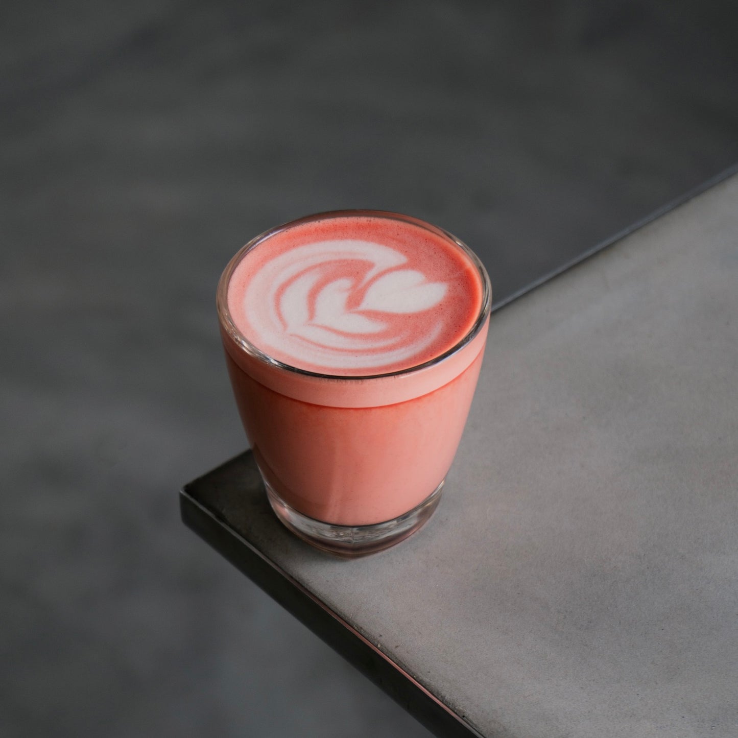 Pink latte